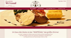 Desktop Screenshot of herzoglicher-wartesaal.de